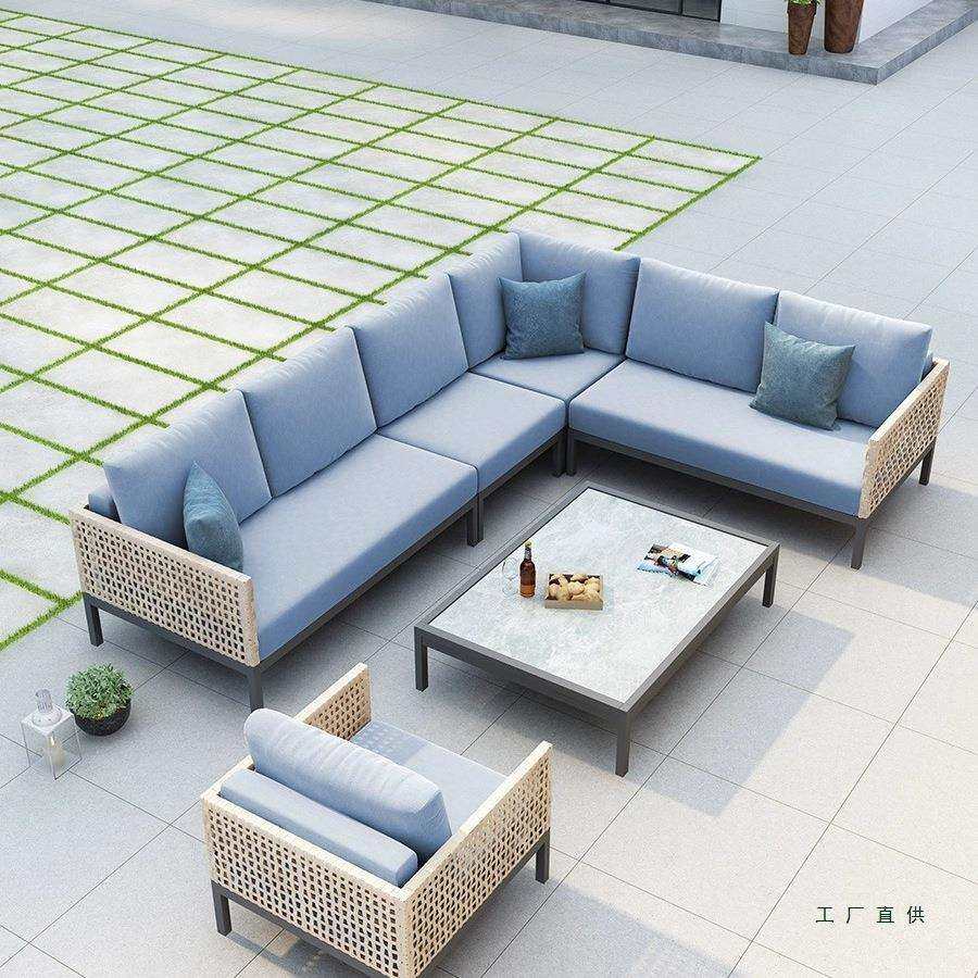 北欧露天户外花园室外藤编椅庭院露台别墅铝合金沙发转角防水定,农用物资,其他肥料,淘宝优惠券,粉丝福利购,淘宝优惠卷