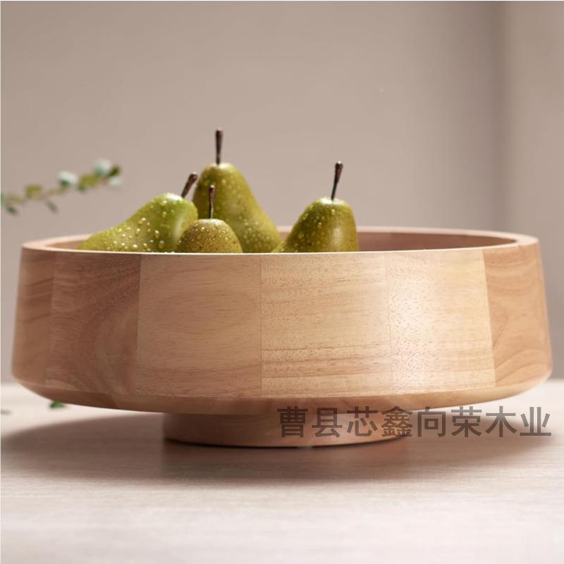 木制沙碗拉果木碗水果碗品碗菜碗盘餐盘菜盘水GIZ果甜盘木质托盘