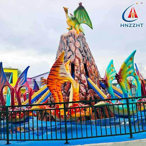 广场公园大型恐龙造型自控飞机游乐设备使用寿命久款式新颖