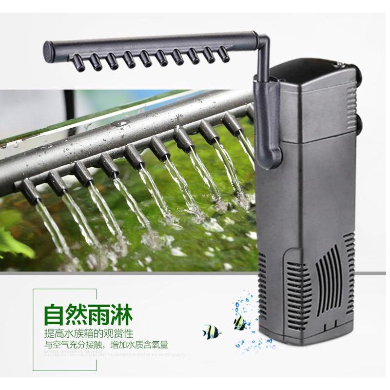 森森内置三合一鱼缸过滤泵龟缸过滤器低水位潜水泵水族箱增氧泵