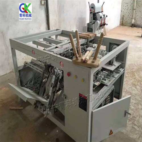 全自动木棒攻丝开螺纹机Threading machine木工拖把杆开牙套丝机