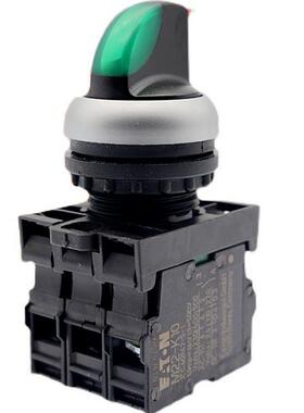 伊顿 2档 3位带灯旋钮选择开关 ETN M22-WLK WRLK3-R/G/W M22-K10