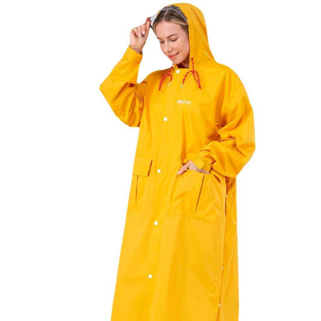 成人加长款雨衣旅游时尚男女轻便通用雨衣长装春亚纺面料雨衣代发