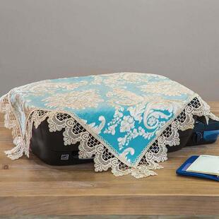 打印机盖布蕾丝电脑显示器盖巾茶具复印机防尘罩空气净化器遮盖布