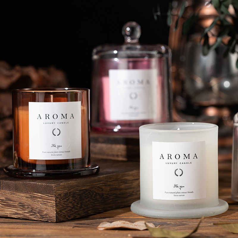 金钟罩玻璃杯香薰蜡烛创意蜡片