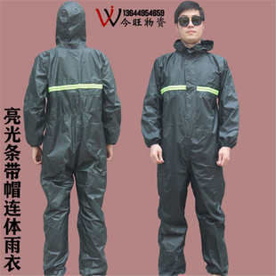 喷漆雨衣岩棉防护服 连体防护服宠物美容全身防水防雨防油防尘涂装