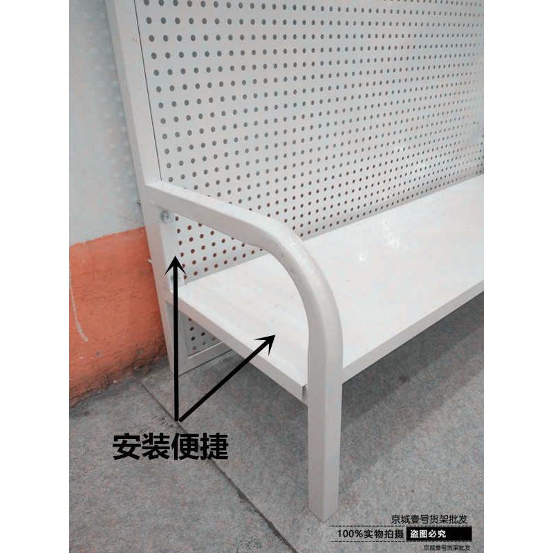 落地洞洞板货架靠墙精品饰品挂货展示架超市货架挂钩千孔板圆孔孔