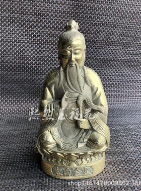 纯铜太白金星铜像摆件风水黄铜太白金星神像家居装饰工艺品