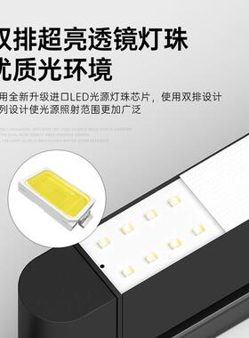 led长条明装轨道射灯泛光灯服装店铺直播间商用导轨补光灯柔光