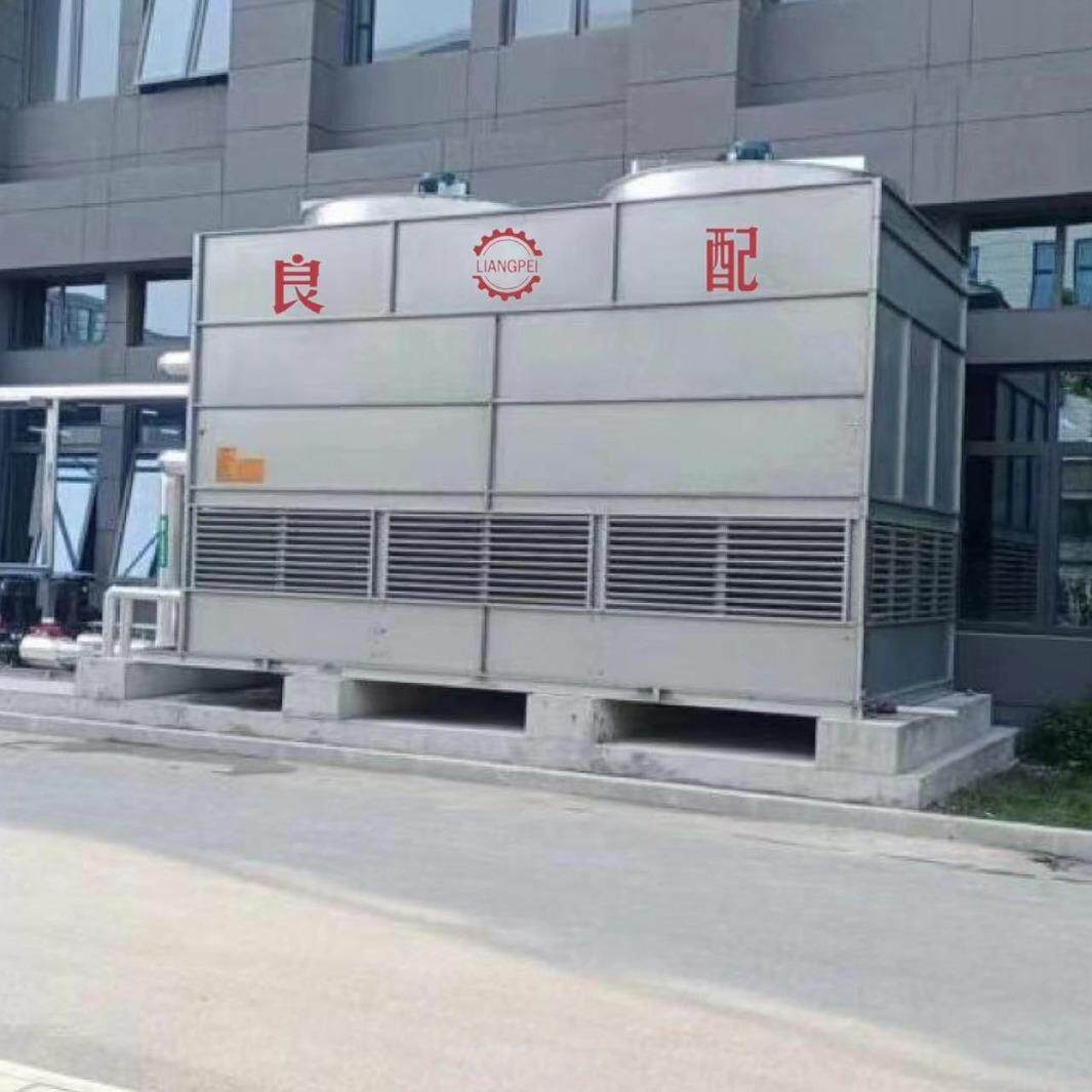 方形逆流无底盘冷却塔横流式冷水塔卧喷淋运行稳定空调高效冷却