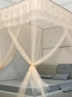 蚊帐家用升降1F966JMTJ伸缩款落地免安2装加密支架杆2.5m1.8米05