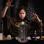 360 度旋转水晶支架木质旋转水晶挂架黑色木制水晶展示架