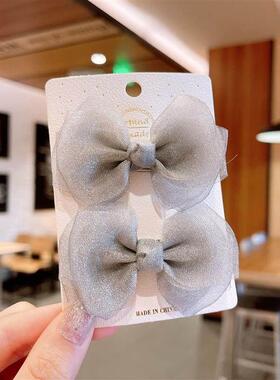 Sweet Bow Side Clip Hair Accessories Girls Hairpin Headwear