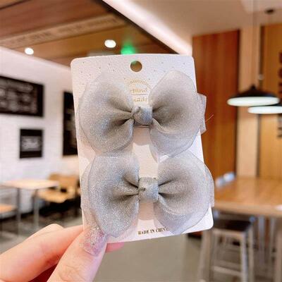 Sweet Bow Side Clip Hair Accessories Girls Hairpin Headwear