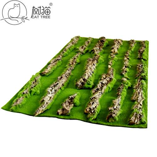 仿真苔藓草坪天然树皮eva打底植绒草皮室内包柱子装饰人造假草皮