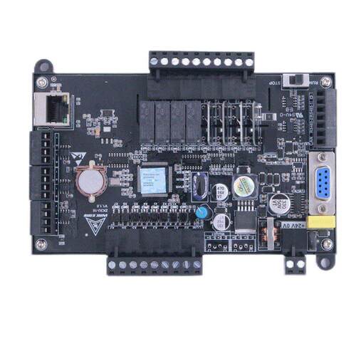 家用Plc工业控制板Zk3U-16Mr Mt6Ad2Da带网口称重Fx3U板简易Plc