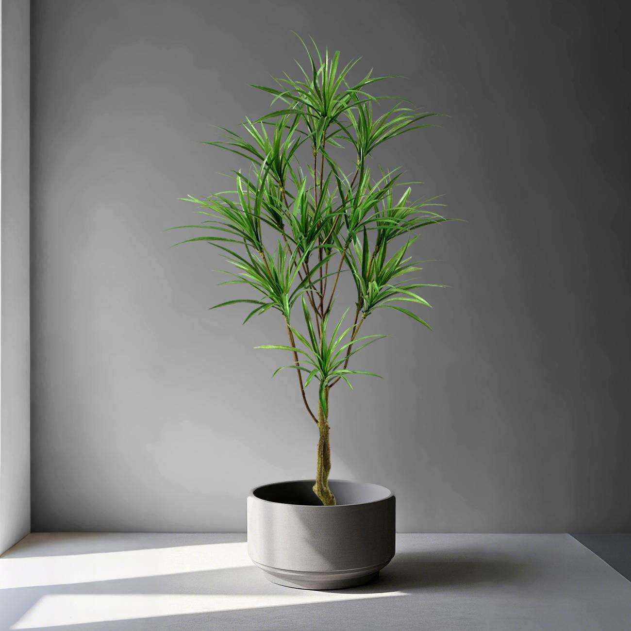 仿真植物 吊兰树仿真龙血树大型落地绿植盆栽室内客厅家装摆件假