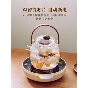 烧水陶树茶炉套装 漏觉可不炉围炉茶壶煮茶堂一体电壶玻璃壶茶新款