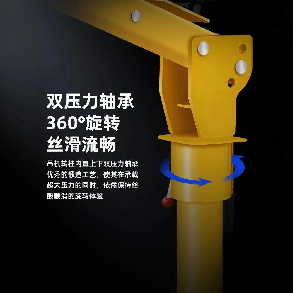 车载吊机1汽2小v24v477车吊运机220v起重设备家用卡车车随车型用
