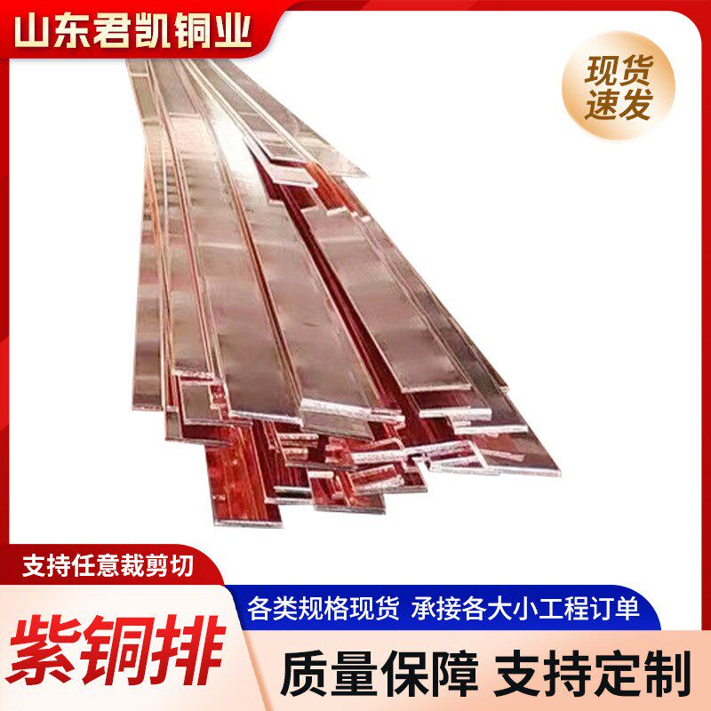 tp2紫铜排零地排接地铜排tp1紫铜排卷排铜排镀锡母排c1100紫铜排