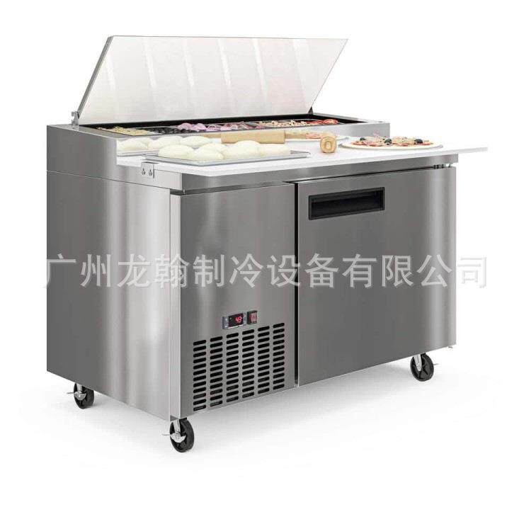 风冷开槽披萨撒料台保鲜商用沙拉台水果捞展示柜冰箱冷藏工作台