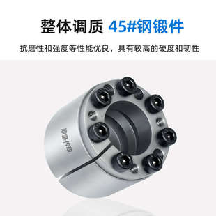 张紧eux61轴加强型胀钢l紧键免al衬套a12z12紧锥度#-套双套涨45套