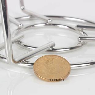 304不锈钢高脚蒸架特厚锅架食品级万能通用型置物架双面收纳锅具