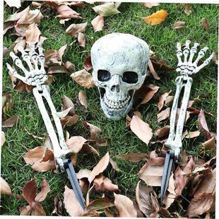Halloween with skull props万圣节骷髅头Party decorations