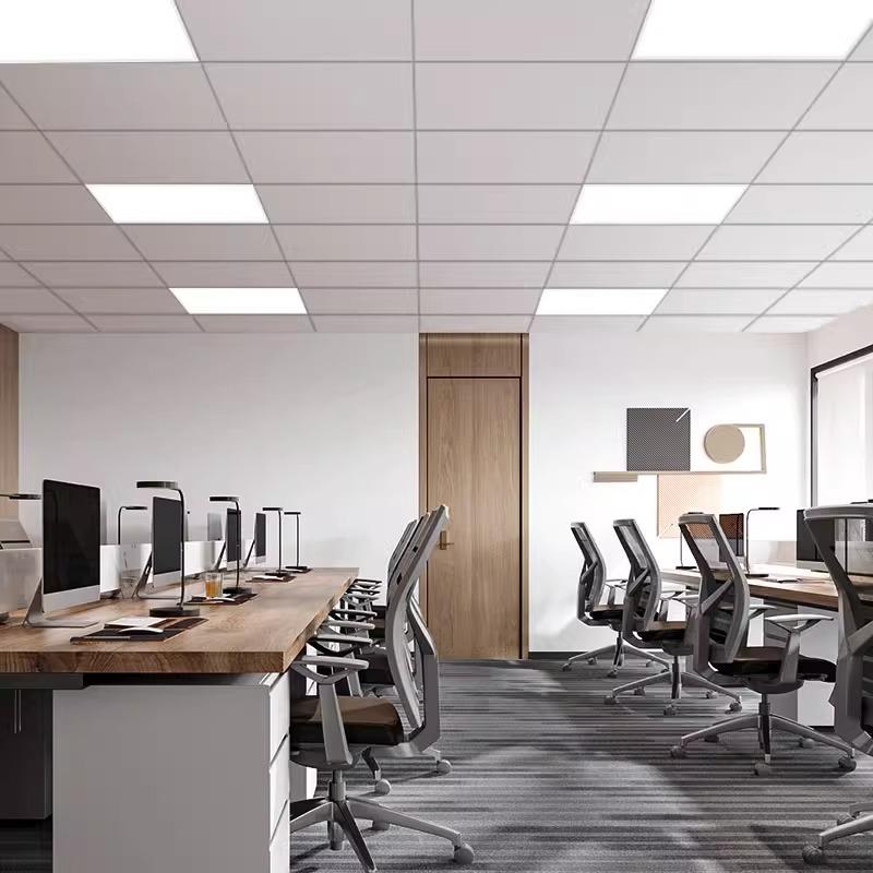 led栅面灯6室00x6格00平板灯嵌入式办IAJ公60x60工程灯盘led板灯