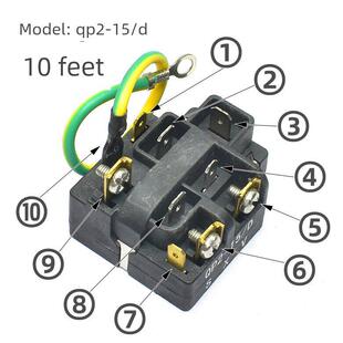 QP2-15/D适用奥马冰箱BCD-118A7压缩机启动器过载热保护器继电器7