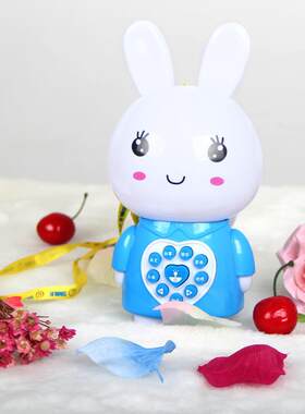 儿童早教可充电小兔子故事机音乐大兔子故事机婴幼儿六一礼品玩具