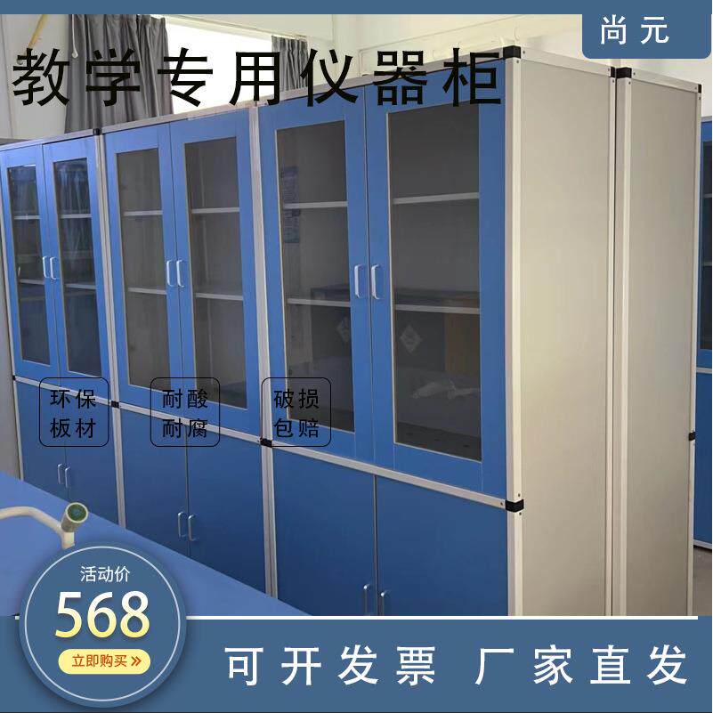 实验室仪器柜学校铝木通风实验柜化学药品柜物理器皿储存柜玻璃