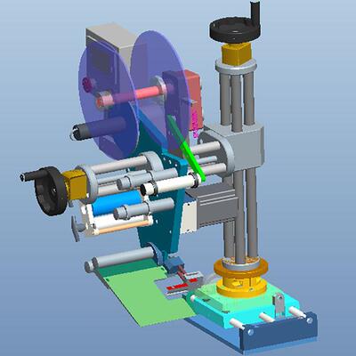 自动平面贴标机头纸箱纸盒吸塑标签机产品对接流水线产线机器厂