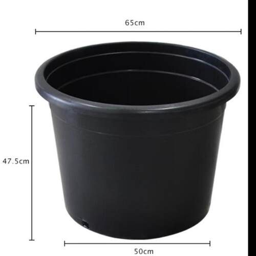 25加仑特大号黑色加仑盆塑料盆塑料桶注塑盆蓝莓果蔬种植花盆