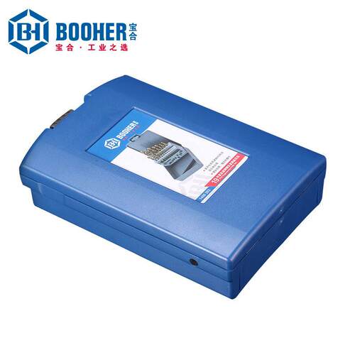 Booher宝合工具 19件套高速钢含钴直柄麻花钻 BH1400302