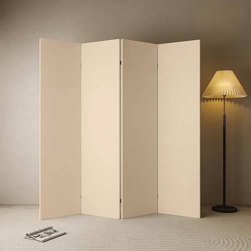 移动卧室办公室遮挡奶油入户隔断现代折叠屏风风遮挡玄关客厅简约