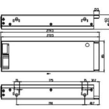 LED电源 800WGPAD801M5-1A 90~264VAC 4.2V-5V 160A