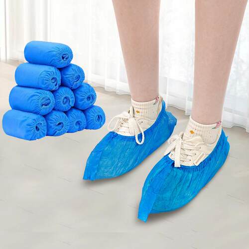 Non-woven shoe covers for classroom and workshop, dust-proof