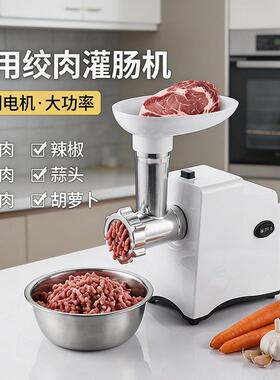 电动绞肉机家用多功能搅碎肉灌肠绞馅机小型全自动灌香肠机
