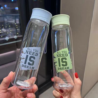 New Student and Children's Simple Plastic Water Cup - Portab