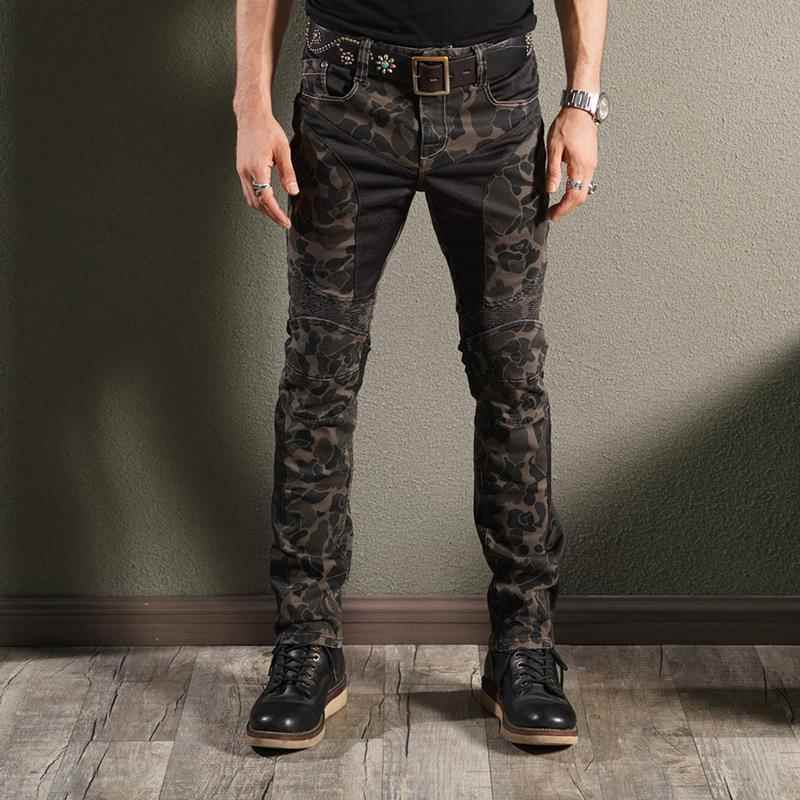 正品ugly摩bros夏季骑行裤女牛机车服防摔网眼气修身托车仔透裤男