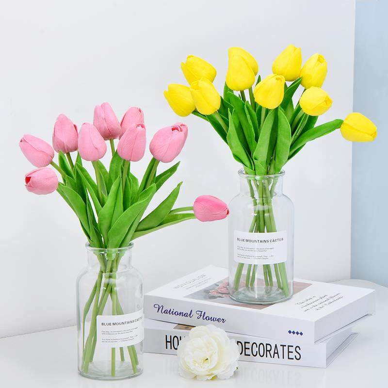 ins 仿真花束郁金香假花干花艺客厅装饰用品餐桌卧室摆件高端摆设,家居饰品,仿真花/假花,淘宝优惠券,粉丝福利购,淘宝优惠卷