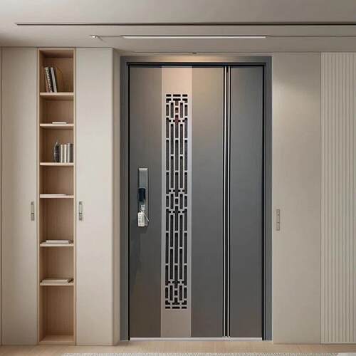 新国标4级通风门中门侧边推拉不加高锌合金甲级防盗门子母进户门