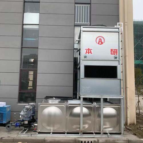 冷却塔反应电炉配套钢板凉水塔静音风机价格优惠全国可发