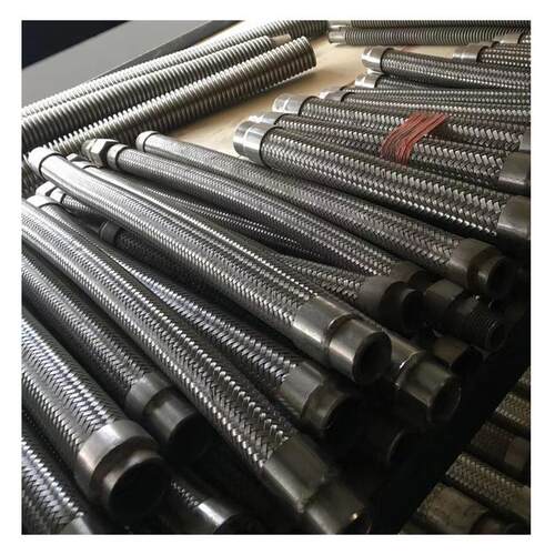 不锈钢波纹管金属软管工业温压蒸汽钢丝编织网软管进出水软管