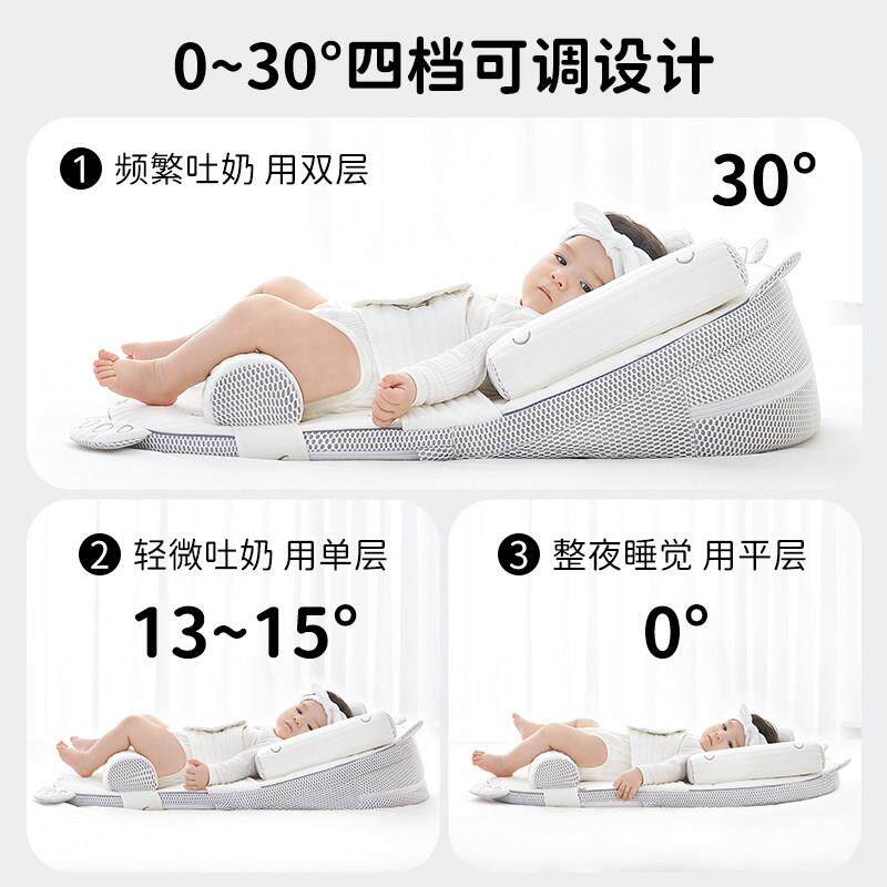 床中婴床儿专斜坡枕防吐奶新生床宝YXK宝用防压安睡幼儿睡觉小上