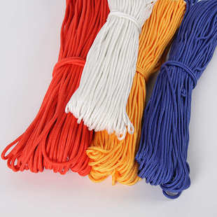 涤纶编织绳 编织绳 户外防滑 尼龙绳子5mm  捆绑编织绳 彩色绳子