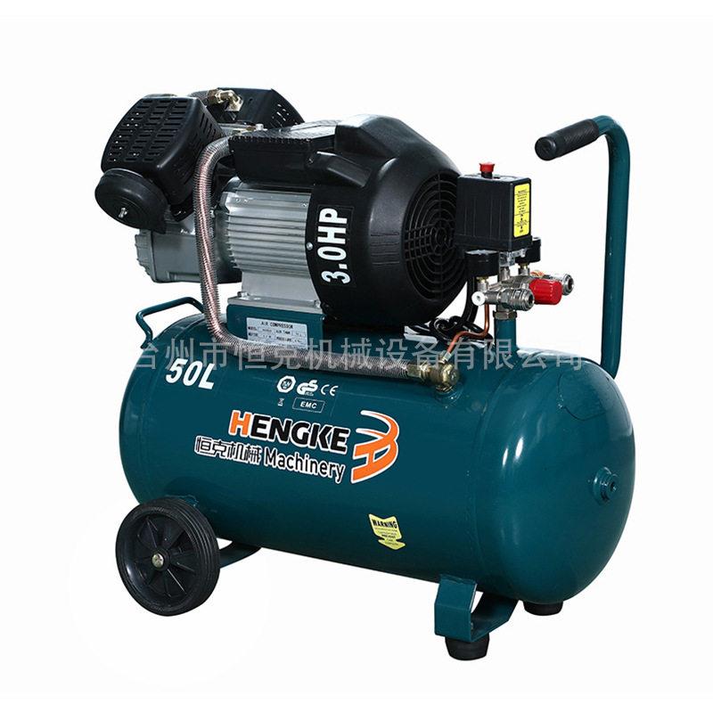 喷漆木工便携式直联式空气压缩机机械设备压缩机3HP2.2KW50L