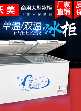 488升-1018升大冰柜商用单双温冷藏冷冻柜保鲜柜速冻冻肉