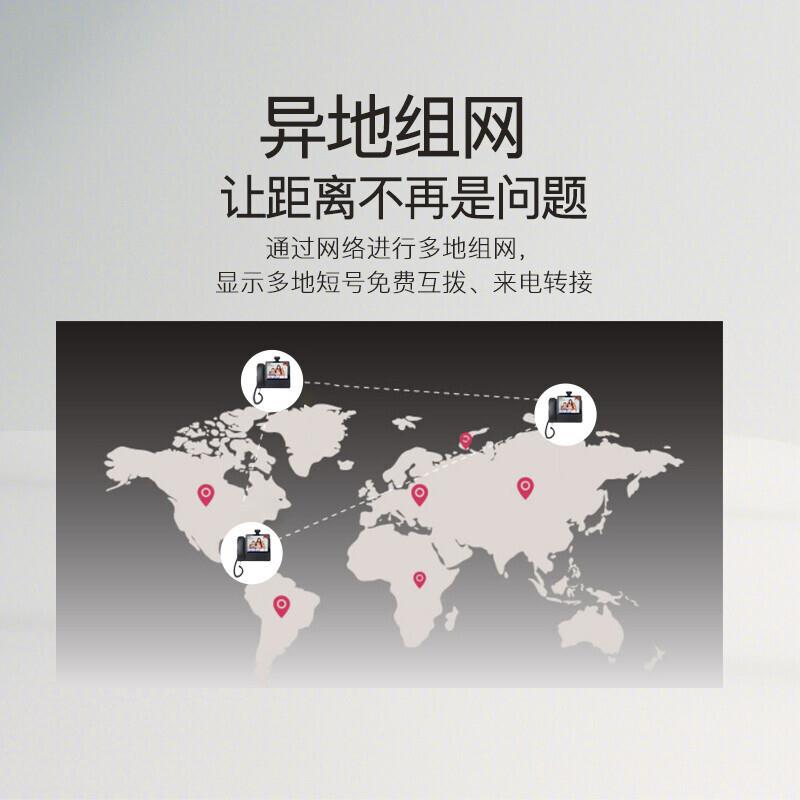 亿家通IP电话交换机 sip协议语音导航交换机4外线50 分机ippbx500
